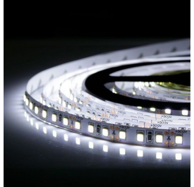 Світлодіодна стрічка  SMD2835-120-80RA-8-9, 6W/M холодна, 12 V/6000К (*5м.п.)