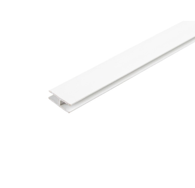 Профіль з'єднувальний для ДВП, білий 2м