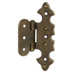 Завіса декоративна накладна фігурна стара бронза G330