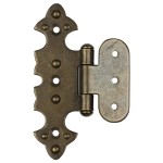 Завіса декоративна накладна фігурна стара бронза G330