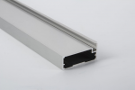 Фасадний алюмінієвий профіль М21 L=5950 мм срібло BRUSH