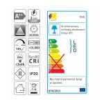 Світильник LED врізний (2W) алюміній (OVAL-2W-AL-BZ-01)
