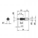 Дюбель Twister під Rastex DU 243 (9047862) Hettich