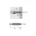 Дюбель Twister під Rastex DU 644 (9047864) Hettich
