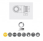 Вимикач GTV з функцією регулювання та памяті (AE-WBEZD-NB)