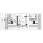 Направляюча Quadro V6 Silent System L=300мм повного висування права ДСП до 19 мм (9225674)