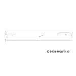 Ручка мебельная LANA C-5439-1028/1135.P61 чёрный матовый Nomet