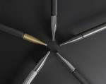Ручка мебельная C-6249-320RA1 A10-G72 REMO чёрный/титан Nomet