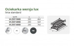 Сушка люкс 800 хром W-2507-800B.G2 Nomet