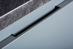 Ручка врезная Hide 90 mm черный матовый Viefe