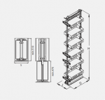 Кош карго MIDI 300 /4 PRESTIGE SUPREME антрацит (W-5000B-300.P68)