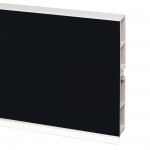 Цоколь пластиковий REHAU (2624L) чорний матовий(4м)