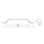 Ручка BELT CC160L221 чорний матовий