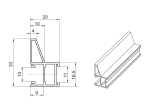 Профіль вертикальный Slider STONE L=5300 моко браш (134018)