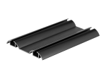 Направляюча нижння Slider L=5000 чорний браш (134007)