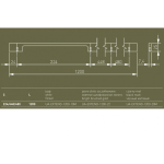 Ручка UA-EXTEND-1200-22 браш золото