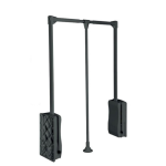 Пантограф масляний GTV 645-910мм антрацит (PG-ST6083-60)