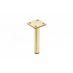 Ніжка меблева GTV RONDA SIMPLE H=150мм шліфоване золото (NM-RONDA-S-150-18)