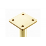 Ніжка меблева GTV RONDA SIMPLE H=180мм шліфоване золото (NM-RONDA-S-180-18)