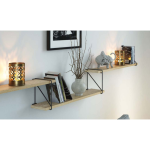 Тримач для полиці ROD, 21x17см, чорний мат (PP-ROD-20M)