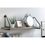 Тримач для полиці INGRID, 26x23см, чорний мат (PP-INGRID-20M)