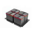 Контейнерна система AxiSpace Graphene в базу 900мм, 4*15л (PB-AS-900-4X15L)