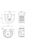 Стяжка VB 35/16 цинк HETTICH