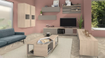 МДФ PerfectSense U702 PM  ST9 Кашемир серый 19*2800*2070