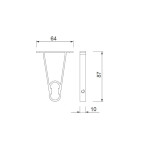 Підвіс вішака (планки) (54-2012-AN-1)