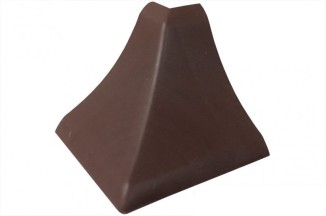 Кутик зовнішній на плінтус темно-коричневий №64