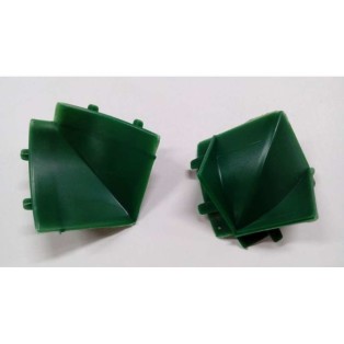 Кутик внутрішній на плінтус зелений 68