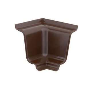 Кутик внутрішній на плінтус коричневий 117 кут 90*