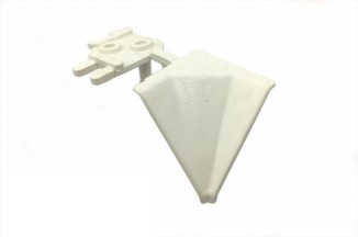 Кутик внутрішній до плінтуса H=30мм білий