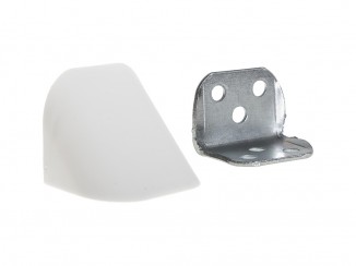 Кутик подвійний метал/пластик білий MAX Z-02 (50шт)