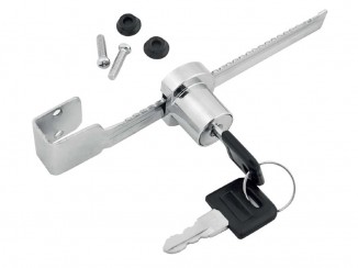 Замок для розсувних дверей скляних DC хром