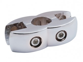 Джокер R-7A Зєднання плити (скла) двохстороннє хром