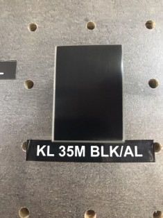 Ручка мебельная KL 35M BLK/AL (ES)