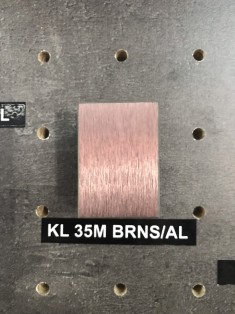 Ручка мебельная KL 35M BRNS/AL (ES)