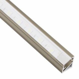 Профиль для LED ленты угловой шампань (2м) (PROFIL-MN-3LIN-ML2)