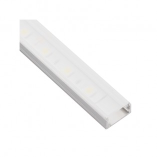 Профіль для Led стрічки накладний+лінза алюміній (2м) (PROF-LINEXL-OP-2M-W)