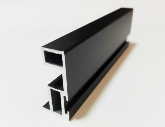 Вертикальний профіль з пазом під ущільнювач Баварія Бронза 5,1м