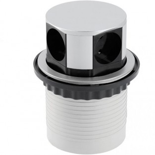 Подовжувач GTV COMFORT 100мм 4 розетки SCHUKO провід 1,5м алюміній (AE-BPW4S100-53)