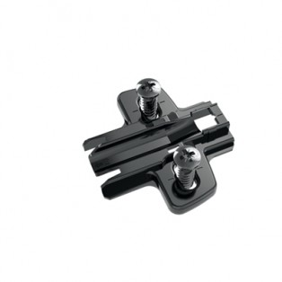 Монтажна планка 1,5мм чорна з євро гвинтами Sensys (909180000)