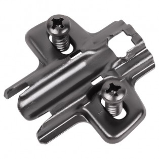 Монтажна планка 3,0мм чорна з євро гвинтами Sensys (9091801)