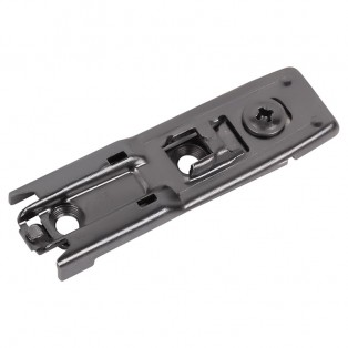 Монтажна планка пряма з ексценриком D1,5 чорна Sensys (9091817)