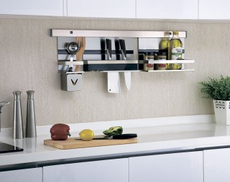 Набір Virno Style S301 рейлінг L=900 мм з полицями нержавіюча сталь