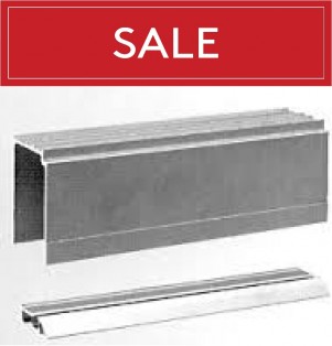 Рельс одинарний верх/низ золото 5м (м. п.)