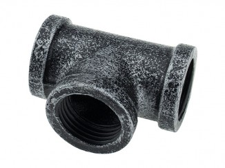 Кріплення Т- образне труб D-19мм ретро для полиць Pipe