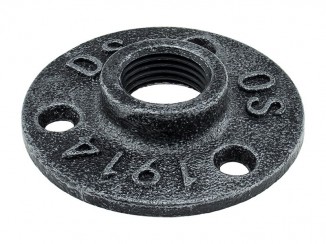 Фланець для труби D-19мм ретро для полиць Pipe