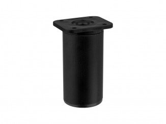 Ніжка регульована кругла GIFF NA03 H=80 чорна